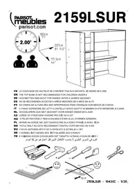 Notice Parisot SWAN 2159LSUR Lit