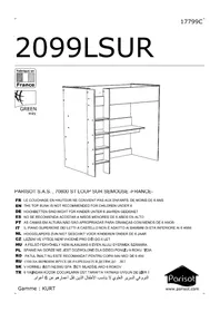 Notice Parisot KURT 2099LSUR Lit