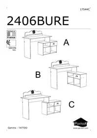 Notice Parisot TATTOO 2406BURE Ordinateur de bureau