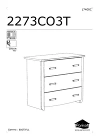 Notice Parisot BIOTIFUL 2273CO3T Meuble de rangement