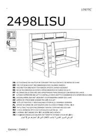 Notice Parisot CHARLY 2498LISU Lit superposé