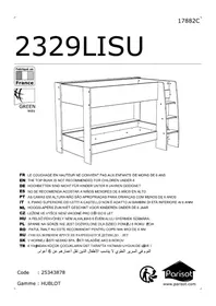 Notice Parisot HUBLOT 2329LISU Lit superposé