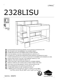 Notice Parisot BIBOP 2 2328LISU Meuble de chambre enfant