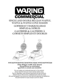 Waring Commercial WW180 - Waffle Maker