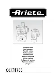 Notice ARIETE ROBOMAX METAL 1783 кухонный комбайн