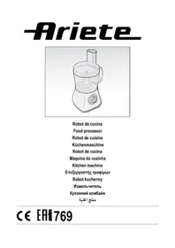 Notice ARIETE ROBOMIX COMPACT 1769 кухонный комбайн