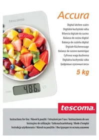 Notice Tescoma 634512 Balances de cuisine