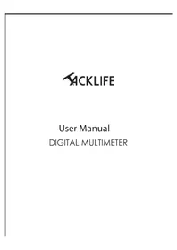 Notice Tacklife DM01M Multimètre