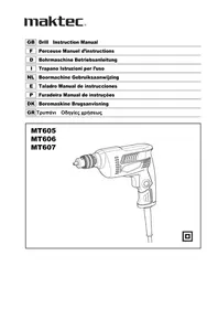 Notice Maktec MT607 Visseuse