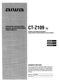 AIWA CTZ109 - Car stereo