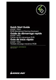 Notice IOGEAR GKB720RGBRD Clavier