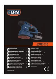 Notice Ferm ESM1010 Ponceuse électrique