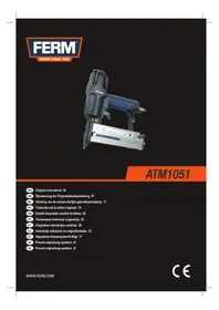 Notice Ferm ATM1051 Agrafeuse pneumatique