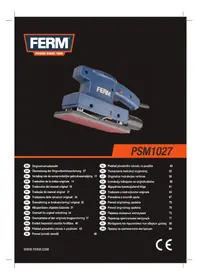 Notice Ferm PSM1027 Ponceuse