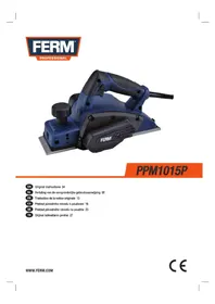 Notice Ferm PPM1015P Rabot électrique