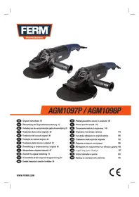Notice Ferm AGM1098P Meuleuse électrique