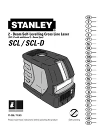 Notice STANLEY SCL Λέιζερ επίπεδο
