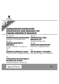 Notice AURIOL HG01480E Relógio