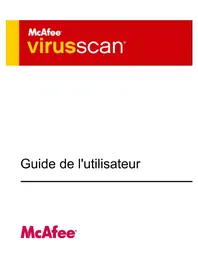 Notice MCAFEE VIRUSSCAN 2006 Logiciel audio et/ou vidéo