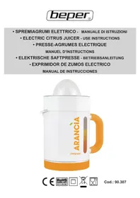 Notice Beper ARANCIA 90.307 Extracteur de jus