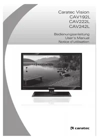 Notice Caratec CAV222L Fernseher