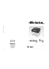 Notice ARIETE EASY FRY 4611 Friteuse
