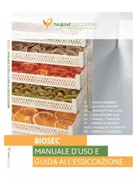 Notice Tauro Essiccatori BIOSEC DOMUS B5 Déshydrateur alimentaire