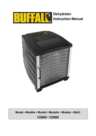 Notice BUFFALO CD966 Voedselontvochtiger