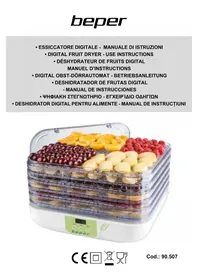 Notice Beper 90.507 Déshydrateur alimentaire