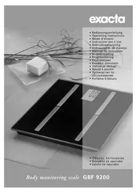 Notice EXACTA GBF 9200 Balance