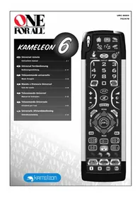 Notice ONE FOR ALL KAMELEON 6 URC 8060 Contrôleur