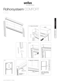 Notice Unilux COMFORT Store roulant