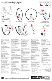 Notice Monkeylectric MONKEY LIGHT M232 Lampe vélo
