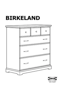 IKEA BIRKELAND (6 Drawers) - Mobilier de rangement