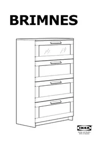 IKEA BRIMNES (4 drawers) - Mobilier de rangement
