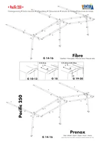 Notice Ventura PACIFIC 250 Abri de jardin