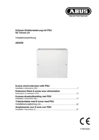 Notice ABUS IPCA66500 Alarme de sécurité