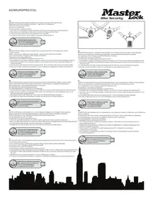 Notice Master Lock 8229EURDPROCOL Accessoire de vélo