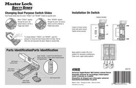 Notice Master Lock 496B Dispositif de sécurité électrique
