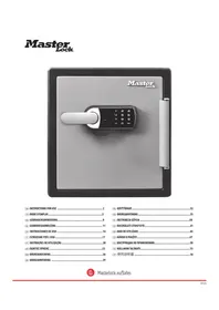 Notice Master Lock LFW205TWC Coffre-fort