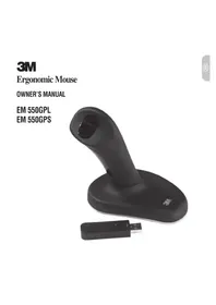 Notice 3M ERGONOMIC EM500GPL Muis