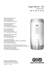 Notice OSO SAGA XPRESS SX 150 L Chauffe-eau