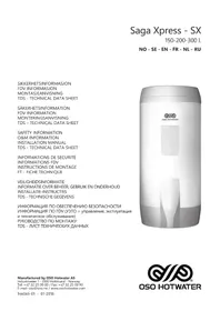Notice OSO SAGA XPRESS SX 200 L Chauffe-eau