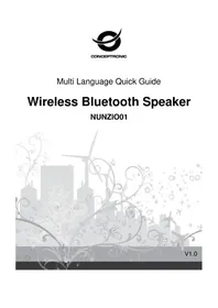 Notice CONCEPTRONIC NUNZIO01P Station d'acceuil