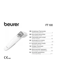 Notice BEURER FT 100 Termometreler