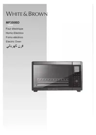 Notice WHITE AND BROWN MF350BD Four