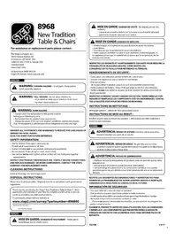 Notice Step2 896800 Table