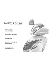 Notice MALAGUTI CENTRO 160IE Scooter