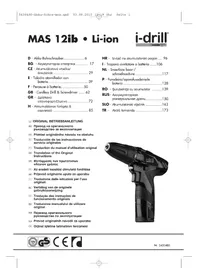 Notice Meister Craft MAS 12IB LIION Visseuse