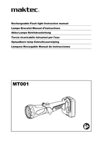 Notice Maktec MT001 Lampe de poche